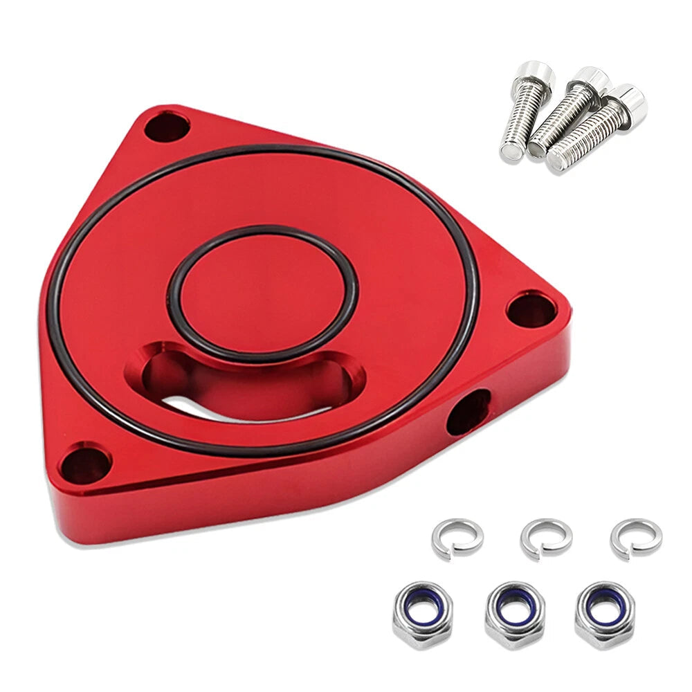 Turbo Blow Off Valve Plate Spacer BOV Fit 2015-2021 Honda Civic Vortex Red EOA 6B93BC-57