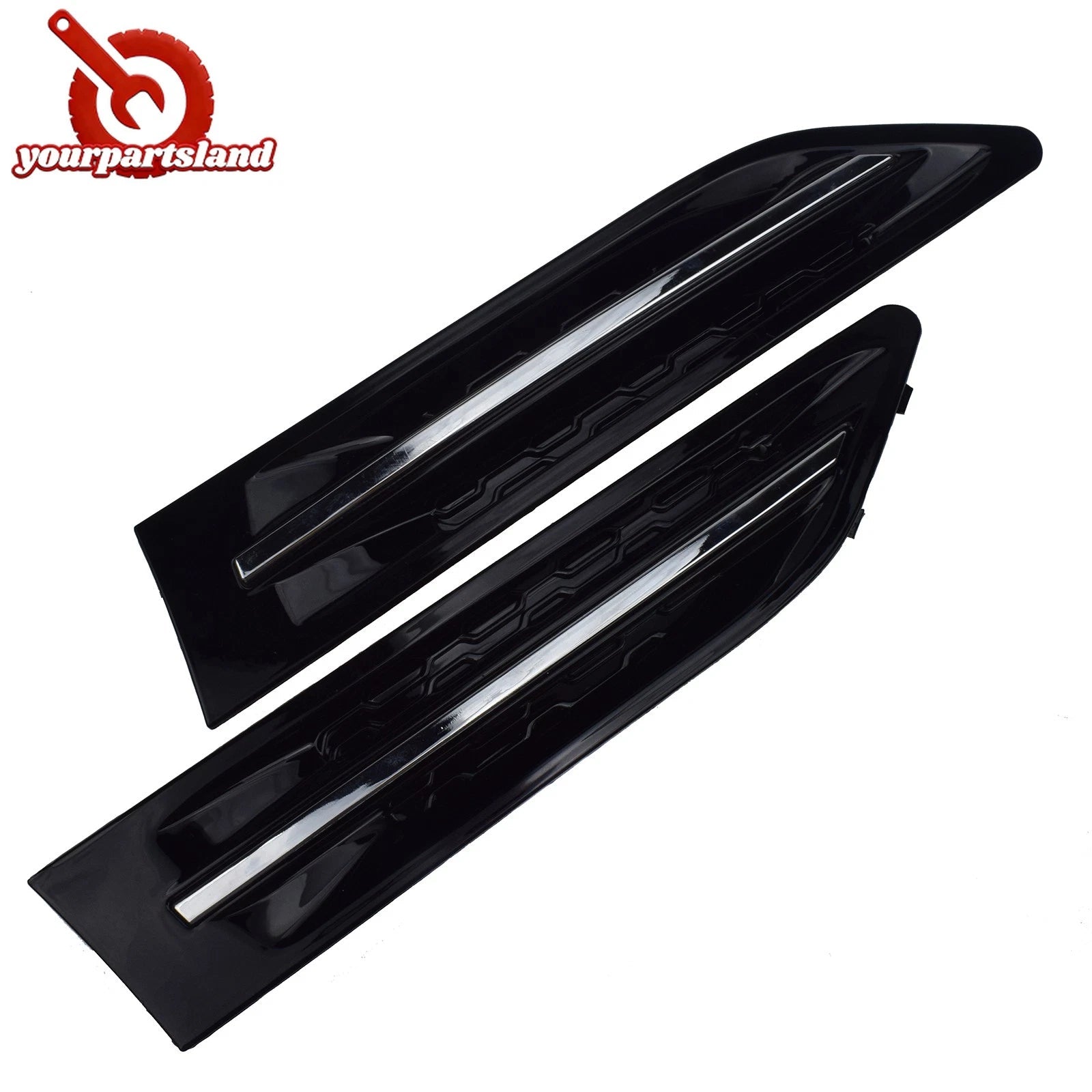 Front Left Right Insert Fender Garnish Grille Trim 2Pcs For Kia Optima 2011-2015 6B93BC-57