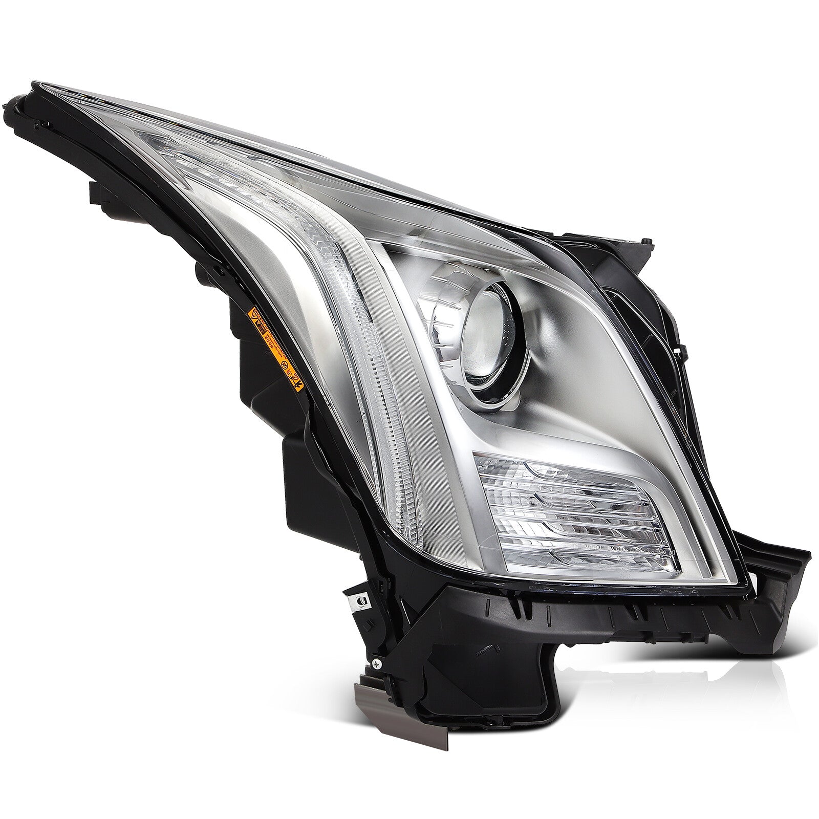 Headlights Assembly For 2017-2013 Cadillac XTS 3.6L LED HID/Xenon Chrome LH+RH 6B93BC-57