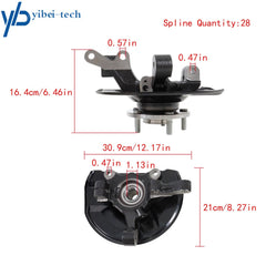 Pair Front Steering Knuckle & Hub Bearing Assembly For Dodge Caliber 2007-2012 6B93BC-57
