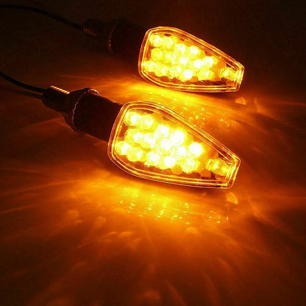 2X Motorcycle LED Turn Signals Blinker Light Indicator For Kawasaki Ducati BMW A 6B93BC-57