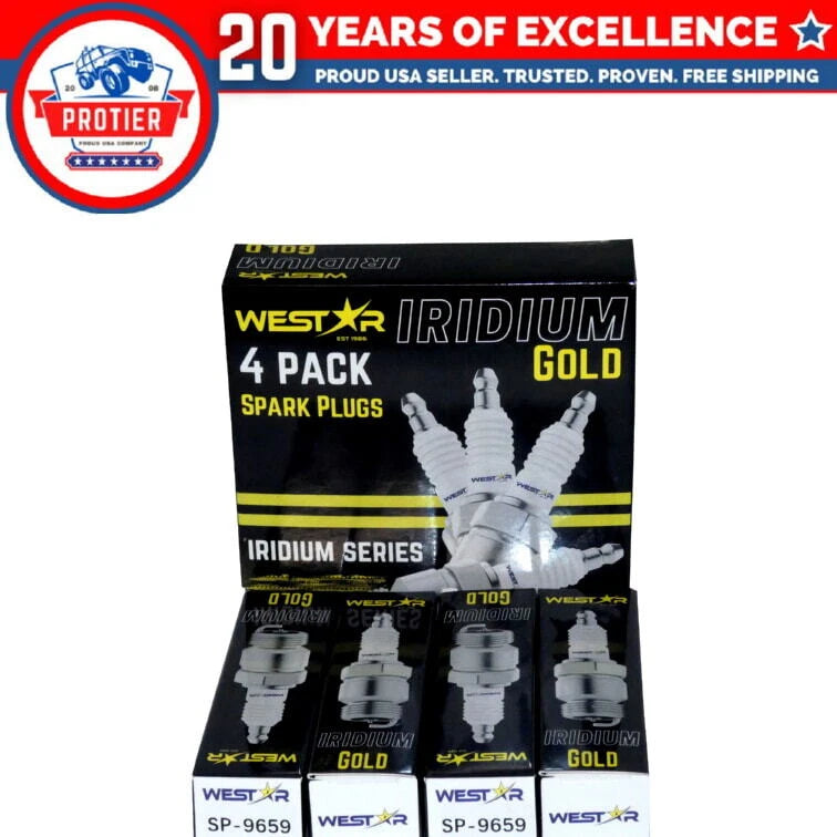 4x iridium spark plugs LFR5AIX-11 4469 compatible with Nissan Infiniti 6B93BC-57