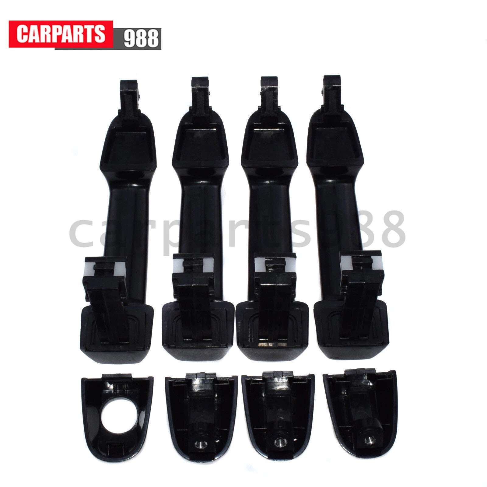 Outside Door Handle Black Front Rear LH RH For 06-12 Hyundai Elantra 826512H000 6B93BC-57