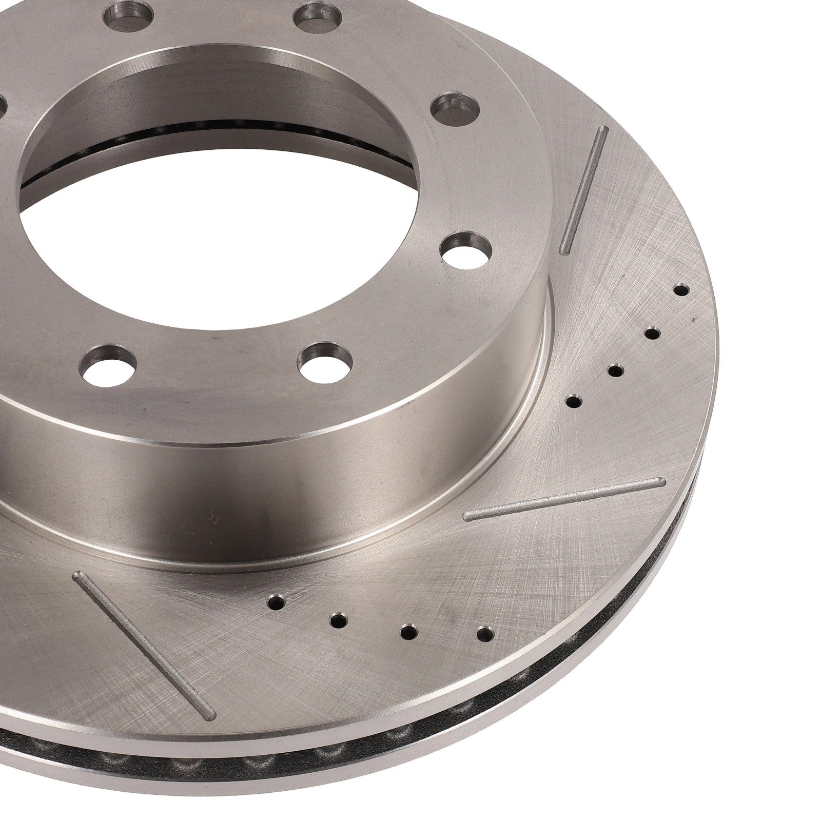 Front Drilled Slotted Brake Rotors For Ford F-250 Super Duty 2005 - 2012 4WD/AWD KOEEP