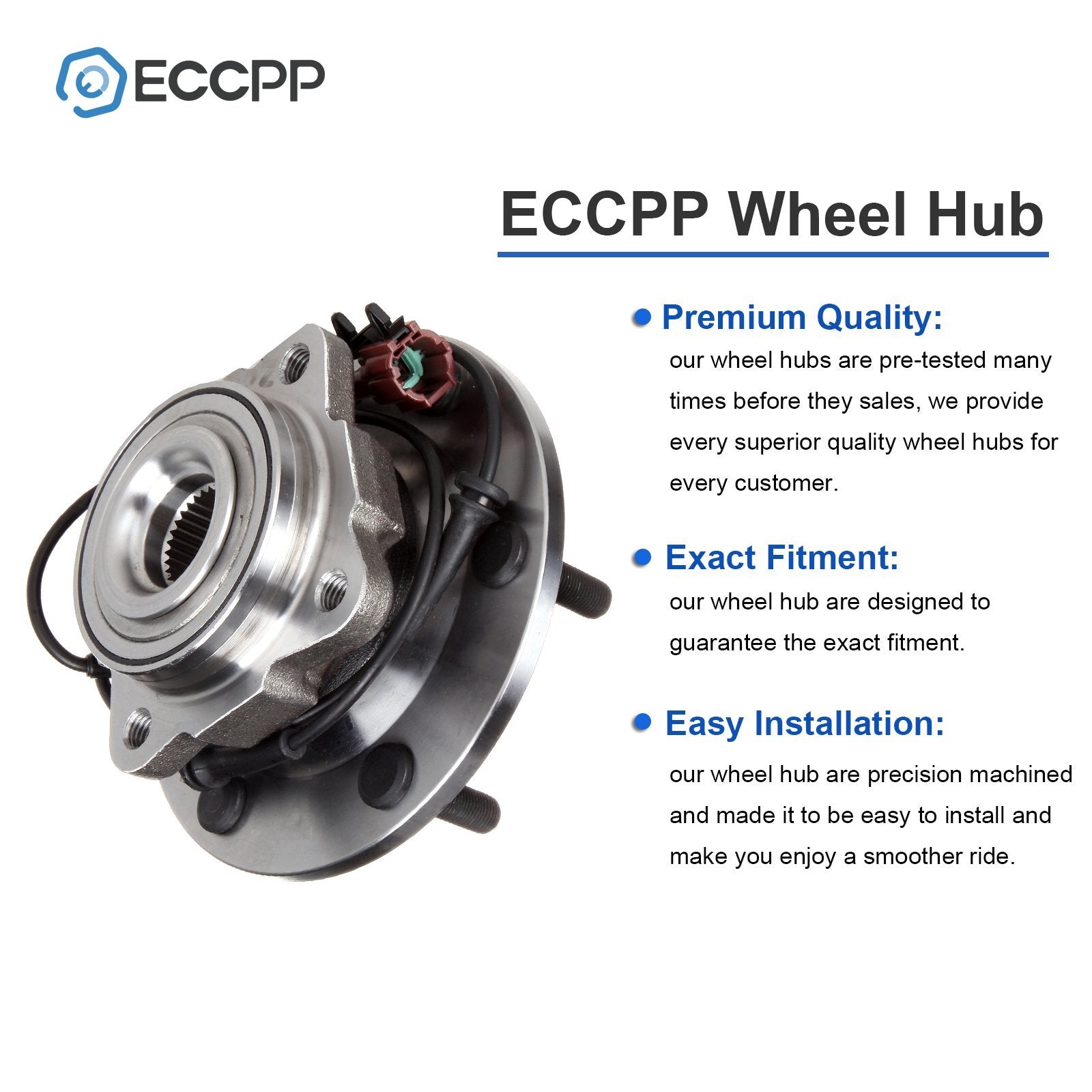 2Pcs Wheel Hub Bearings Rear For Nissan Armada 2005-2011 Infiniti QX56 2004-2010 6B93BC-57