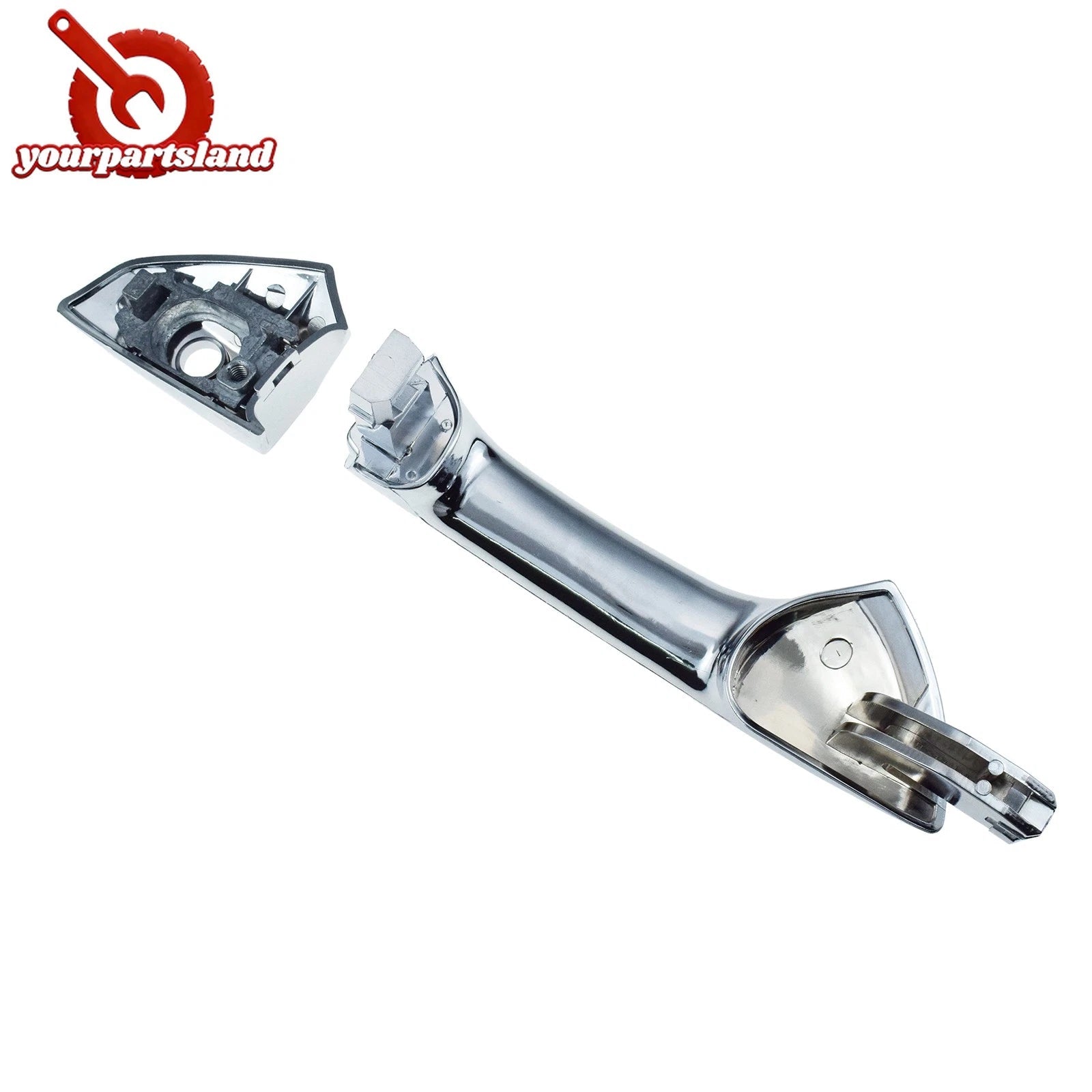 Front Left Exterior Door Handle For 2008-2012 Honda Accord Chrome Coupe Sedan 6B93BC-57