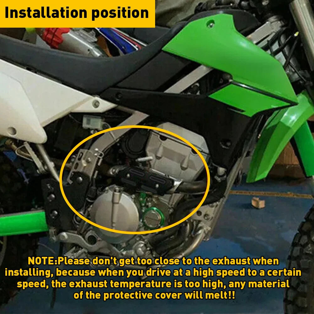 Exhaust Muffler Pipe Heat Shield Guard Protector Cover For Suzuki RMZ250 RMZ400 6B93BC-57