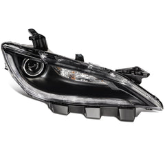 Passenger Right Side LED Headlight For 2015-2017 Chrysler 200 2.4L 3.6L Black 6B93BC-57
