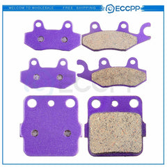 3 Pairs Brake Pads Front And Rear For 2004-2005 Yamaha All YFZ450 Carbon Fiber 6B93BC-57