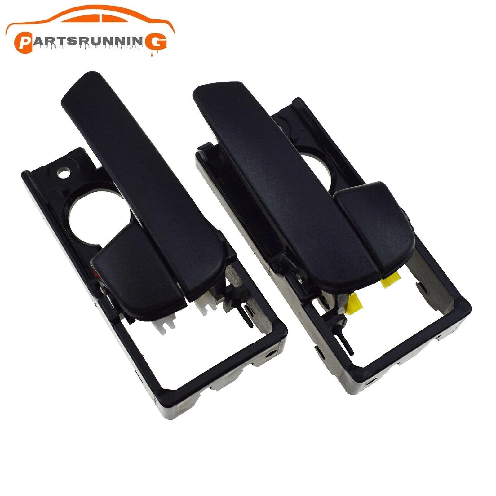 2PCS Inside Inner Left & Right Side Black Door Handle For 2006-2011 Kia Rio Rio5 6B93BC-57