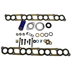 Inlet Manifold Gasket Set & Blue Hose for 2003-2010 Ford Diesel 6.0 6B93BC-57