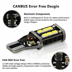 10X 912 921 T15 W16W Backup Reverse Light Super Bright White Canbus LED Bulb EA 6B93BC-57