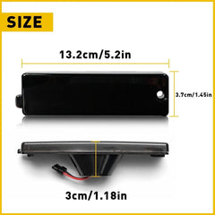 Red LED Smoked Rear Turn Signal Side Marker Lights Lamps For 93-02 Chevy Camaro 6B93BC-57