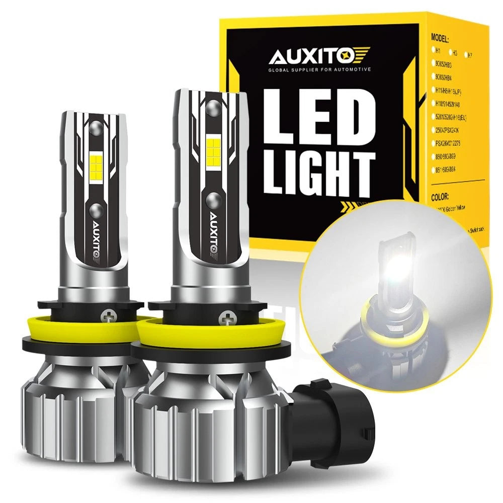 4x 9005 H11 LED Headlight Kit Combo Bulbs 6500K High Low Super White Bright EOA 6B93BC-57