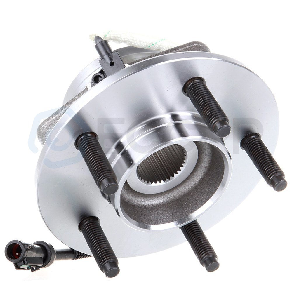 Front Suspension Kits Wheel Hub Bearing with Brake Rotor Pad For 00-03 Ford F150 6B93BC-57
