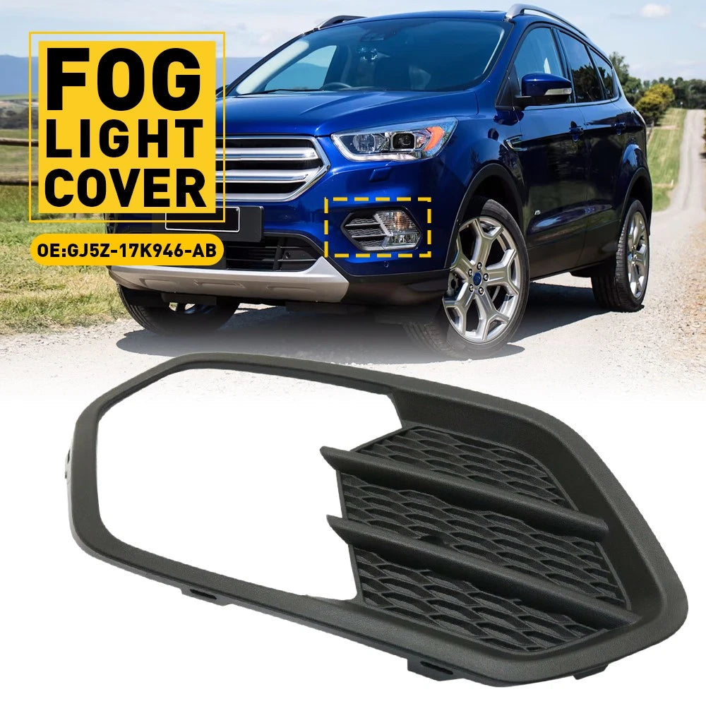 For 2017-2019 Ford Escape Kuga Left Side Front Bumper Fog Lamp Light Cover Grill 6B93BC-57