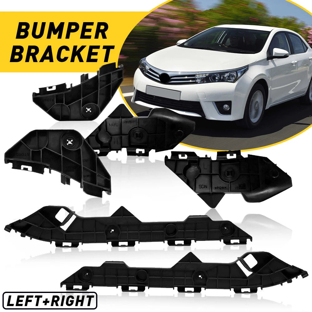Bumper Bracket For 2009-2013 Corolla Toyota Set of 2 Rear Left & Right Side EOA 6B93BC-57