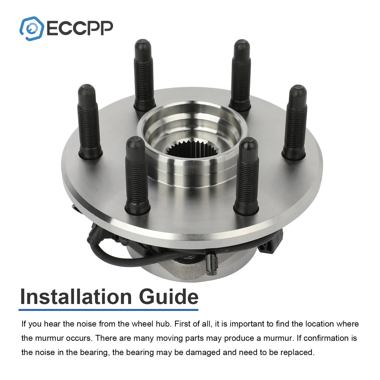 1Pc Front Wheel Hub Bearing Assembly For Chevy Silverado 1500 Sierra 1500 4WD 6B93BC-57