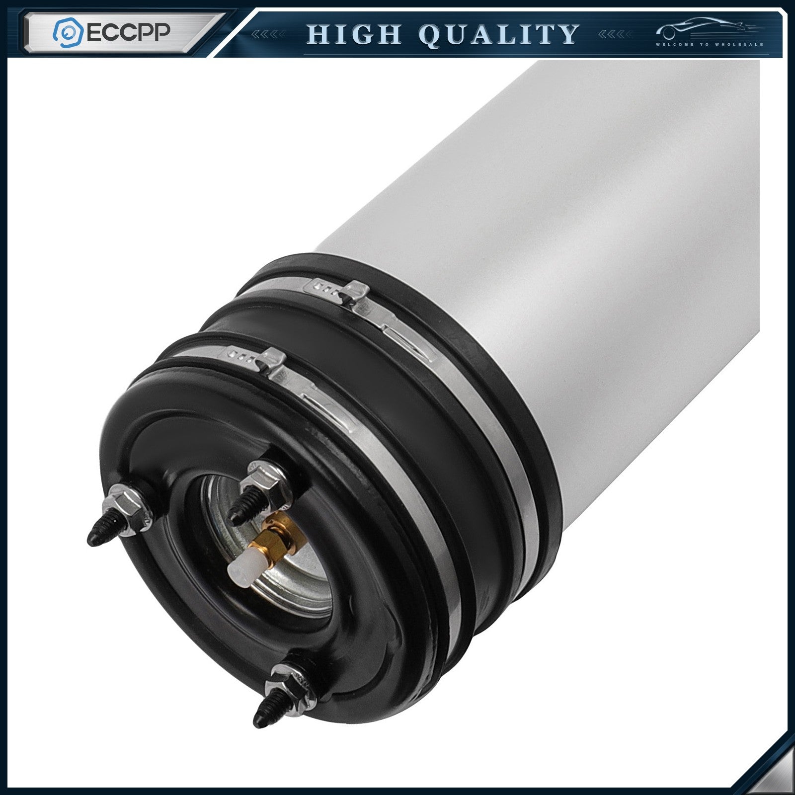 3PCS Rear Air Suspension Strut & Air Compressor For Mercedes W220 S350 S430 S500 6B93BC-57