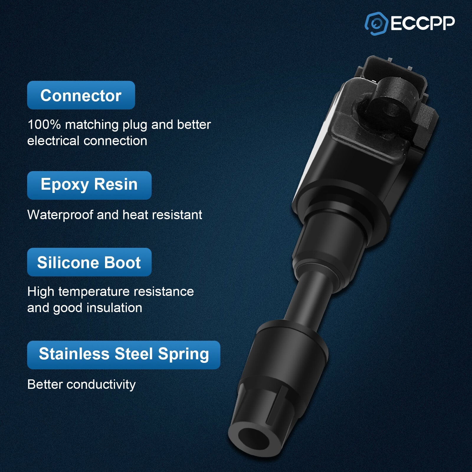 ECCPP 8 Ignition Coils For V8 4.1L Infiniti For Q45 1997 1998 1999 2000 20001 ECCPP