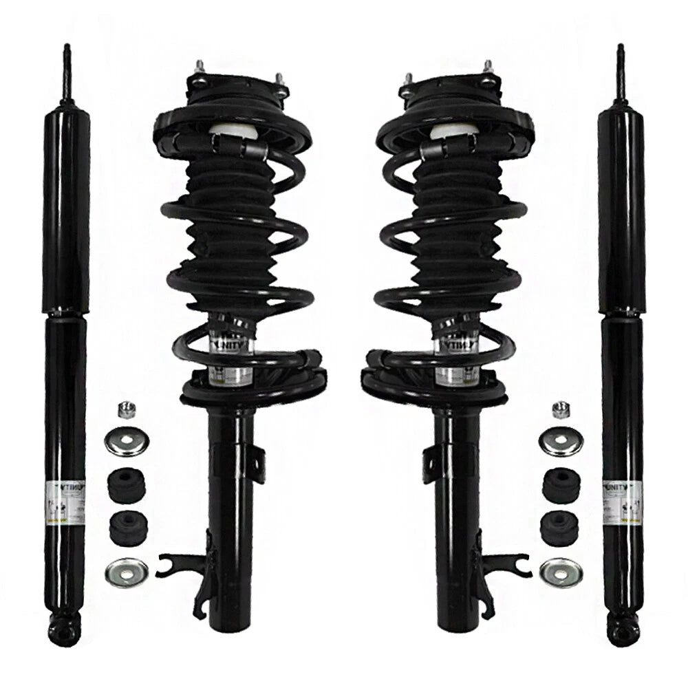 Front & Rear Complete Strut Assembly Shock Kit for 2000-2005 Ford Focus 6B93BC-57