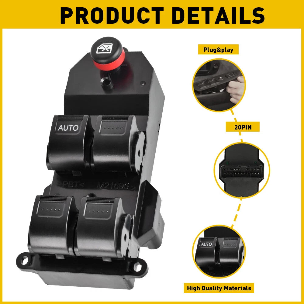 For 2002-2006 Honda CR-V CRV Electric Power Window Master Control Door Switch EA 6B93BC-57
