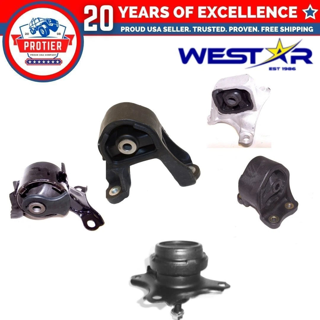 Motor & Trans Mount 5PCS Set Compatible for 2003-2010 Honda Element 2.4L 4WD 6B93BC-57