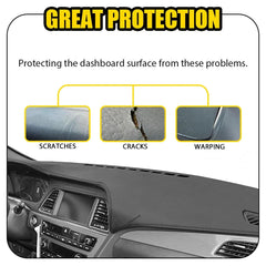 Leather Car Dashboard Dash Cover Pretector Mat For Hyundai Sonata 2015-2019 EOA 6B93BC-57