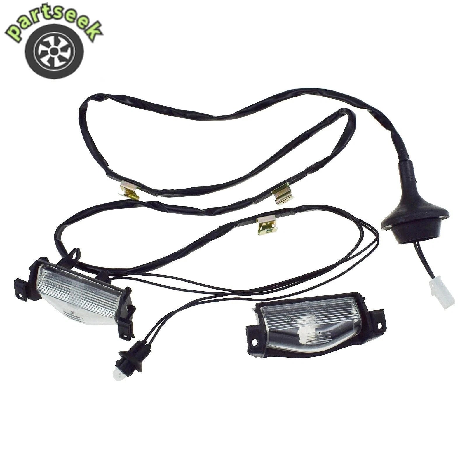 Rear License Plate Light Assembly with Bulbs for Mazda 3 2009-2013 BS1E-51-270 6B93BC-57