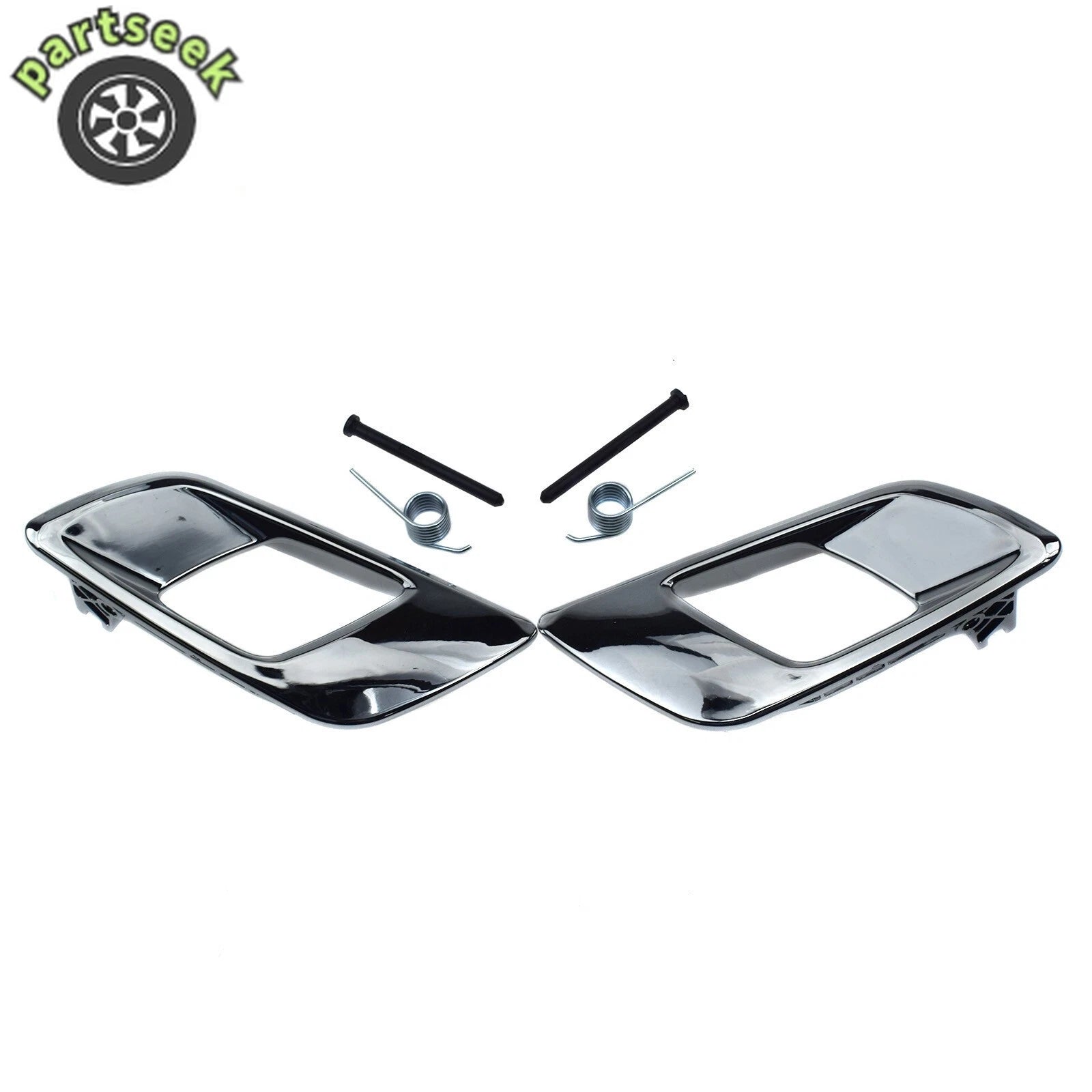L & R Chrome Inner Door Handle For Ford Ranger T6 12-21 BT-50 Everest AB39-21971 6B93BC-57