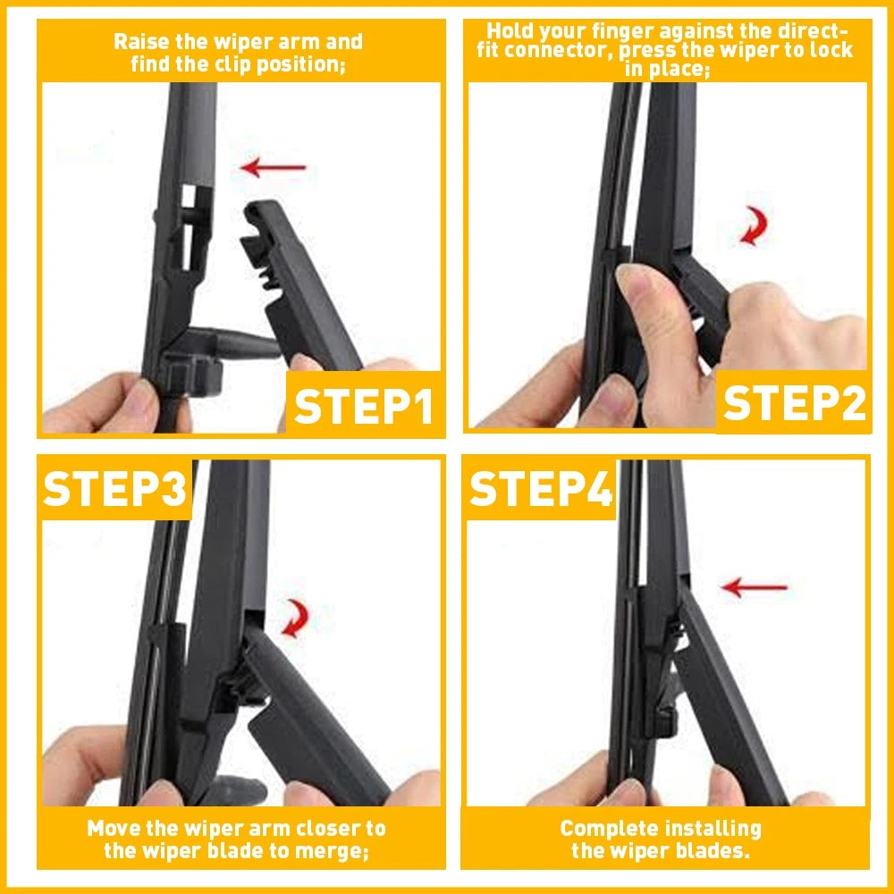 1x Rear Wiper Arm Blade for 2003-2009 Toyota 4Runner SR5 Sport Utility 4-Door 6B93BC-57