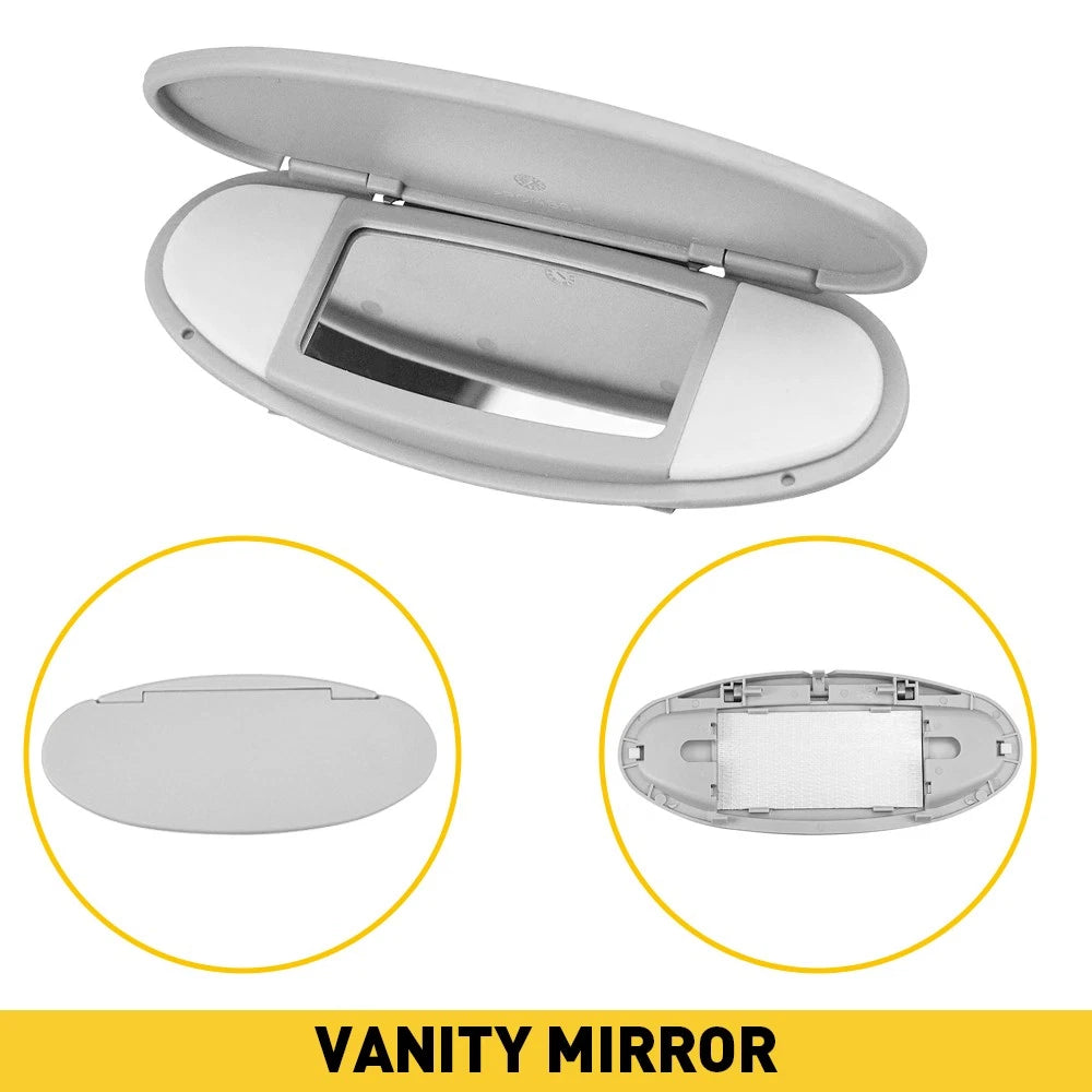 Replacement For BMW Mini Cooper R55-R61 2007-14 visor sun vanity mirror cover EA 6B93BC-57