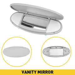 Replacement For BMW Mini Cooper R55-R61 2007-14 visor sun vanity mirror cover EA 6B93BC-57