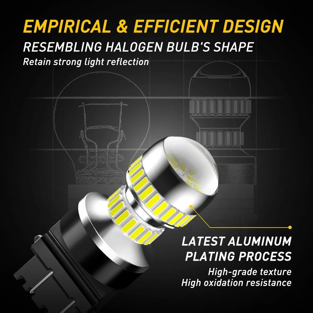 AUXITO 3157 3156 LED Reverse Backup Light Bulbs White Parking DRL Lamp 1-5 Pairs AUXITO