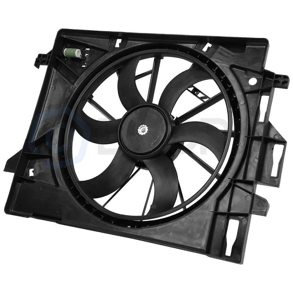 Electric Radiator Cooling Fan Kit For 2012 2013 2014 2015 Ram C/V 6B93BC-57