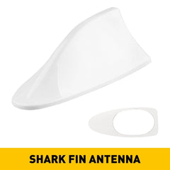 Universal Roof Shark Fin Vortex Radio Aerial Antenna Signal FM/AM White EOA 6B93BC-57