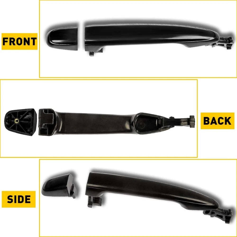 Exterior Door Handle For 2007-2011 Toyota Camry Rear Left or Right Outer Black A 6B93BC-57