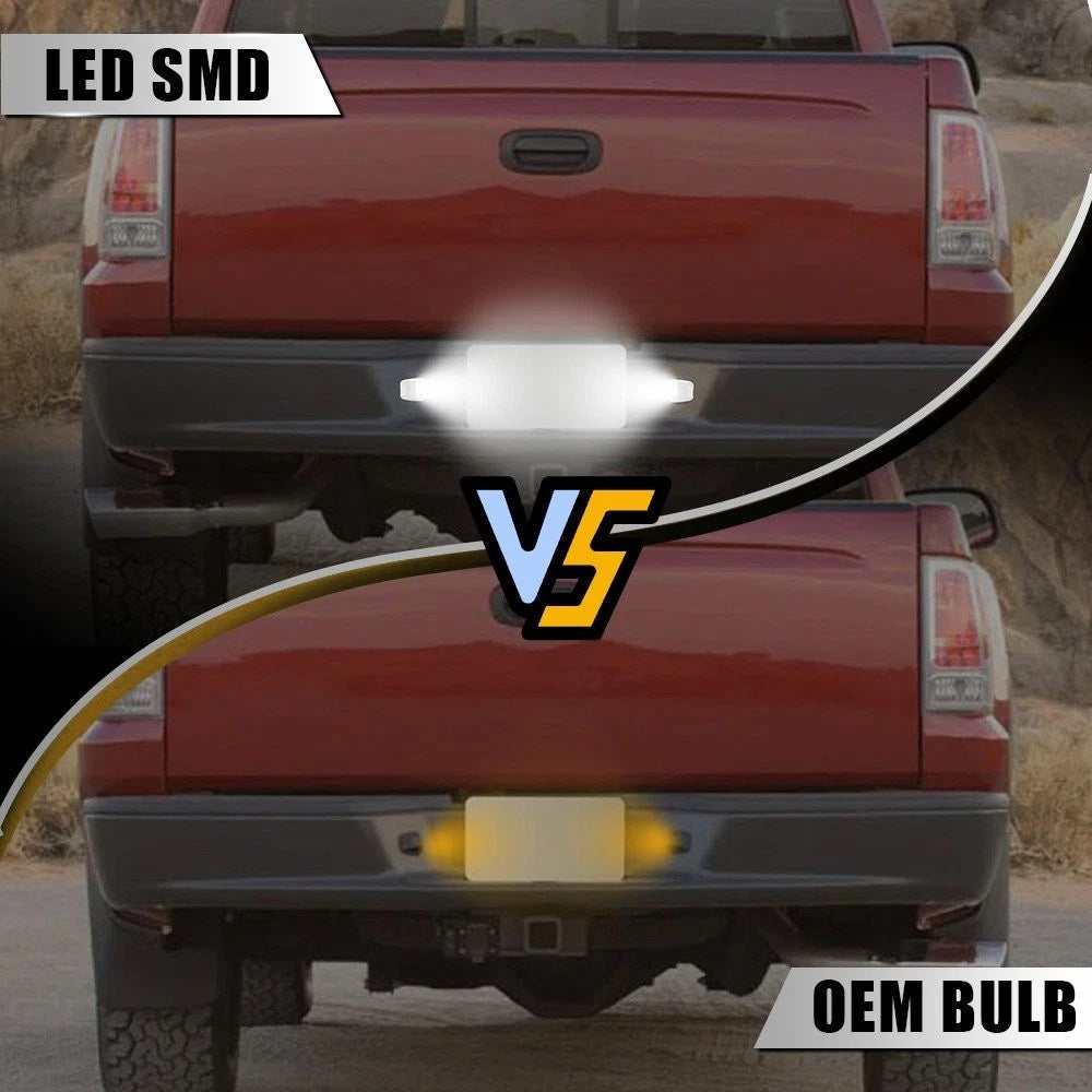 FULL LED White Chrome License Plate Tag Light For 1997-11 Dodge Dakota Pickup EA 6B93BC-57