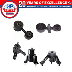 Fits 2007-2008 Toyota Solara 2.4L MANUAL Trans Motor & Trans Mount Set 5PCS : 6B93BC-57