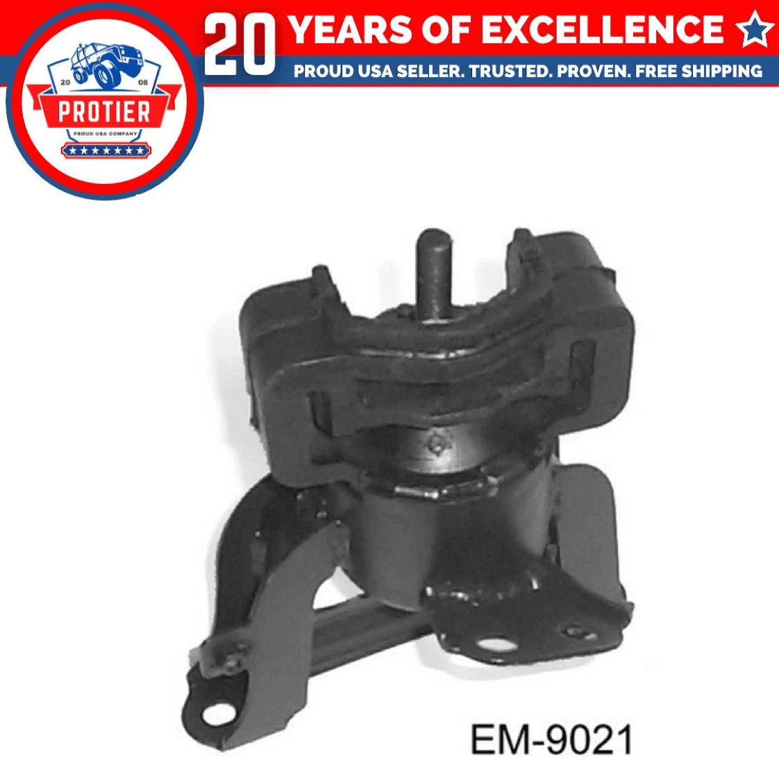 Front Motor Mount Set for 1995 - 2002 Mazda Millenia 2.3L / 2.5L 2PCS Replaces 6B93BC-57