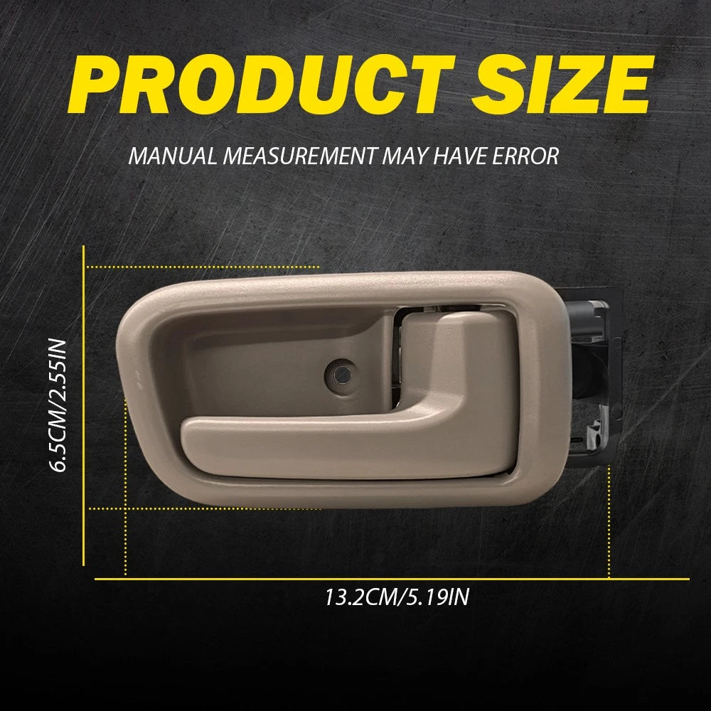 Rear Left Right Side Inside Door Handle For Toyota Tundra 2000-2006 Beige EOA 6B93BC-57