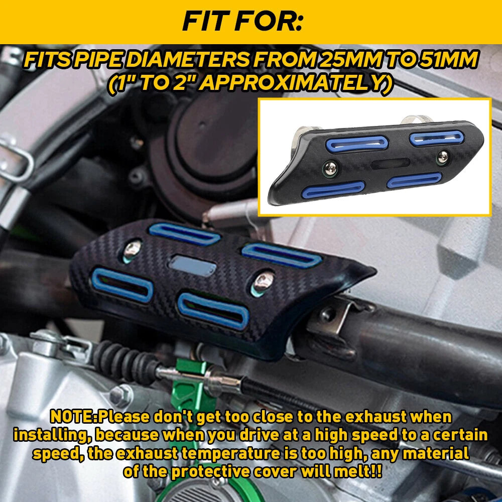 Pipe Heat Shield Guard Cover For Honda CRF450R 2002-2020 CRF450X 2005-2020 EOA 6B93BC-57
