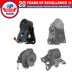 Motor & Trans Mount Set for 02-03 Nissan Maxima 3.5L Auto w/ Sensors 4PCS 6B93BC-57