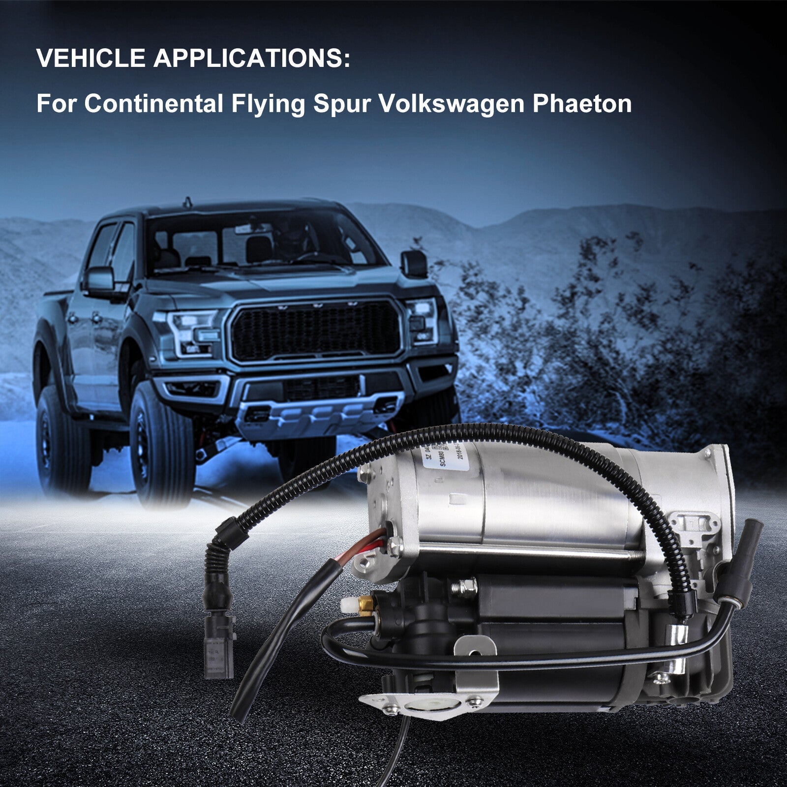 1x Air Suspension Compressor Pump For Continental Flying Spur Volkswagen Phaeton 6B93BC-57