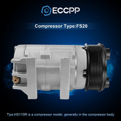 A/C AC Compressor For 2006-2014 Ford Expedition F-150 F-250 5.4L 6B93BC-57