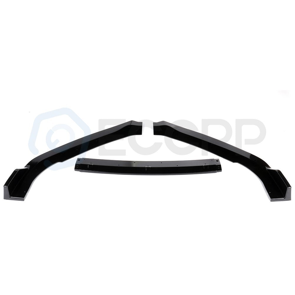 For 2018-2020 Honda Accord Painted Black Front Bumper Lip Spoiler 6B93BC-57