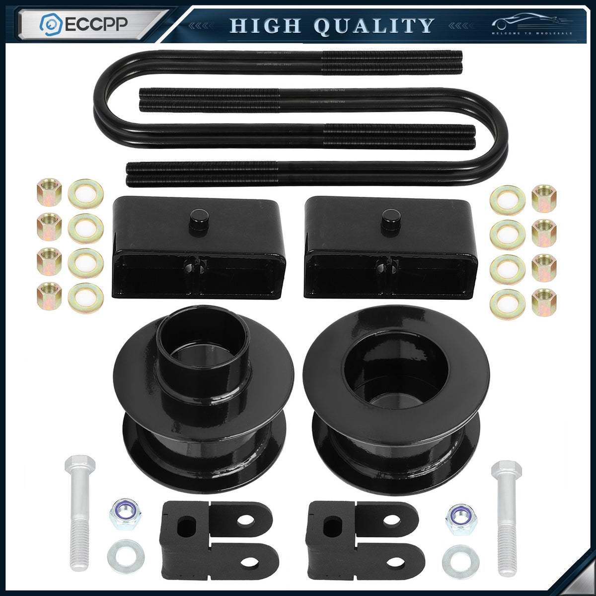 3" Front 2" Rear Leveling Lift Kit For 2005-2023 Ford F-250 Super Duty 4WD Only