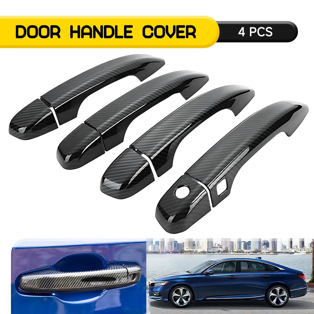 4X For 2018-2022 Honda Accord w/ Smartkey Hole Exterior Door Handle Cover Trim A 6B93BC-57