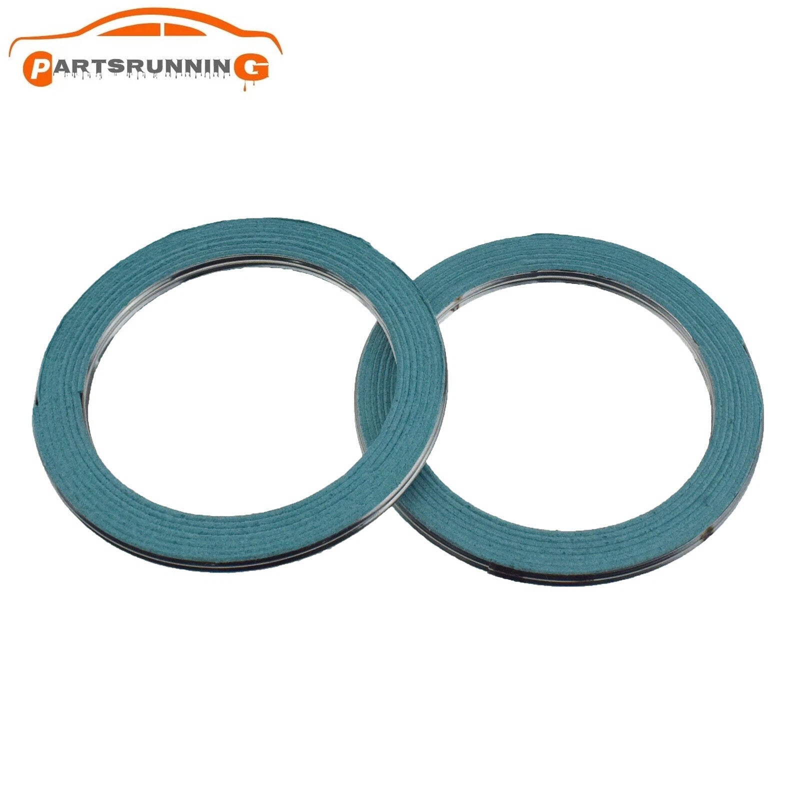 90917-06076 2x Exhaust Pipe Connector Gasket For Toyota Lexus IS300 2001-2005 6B93BC-57