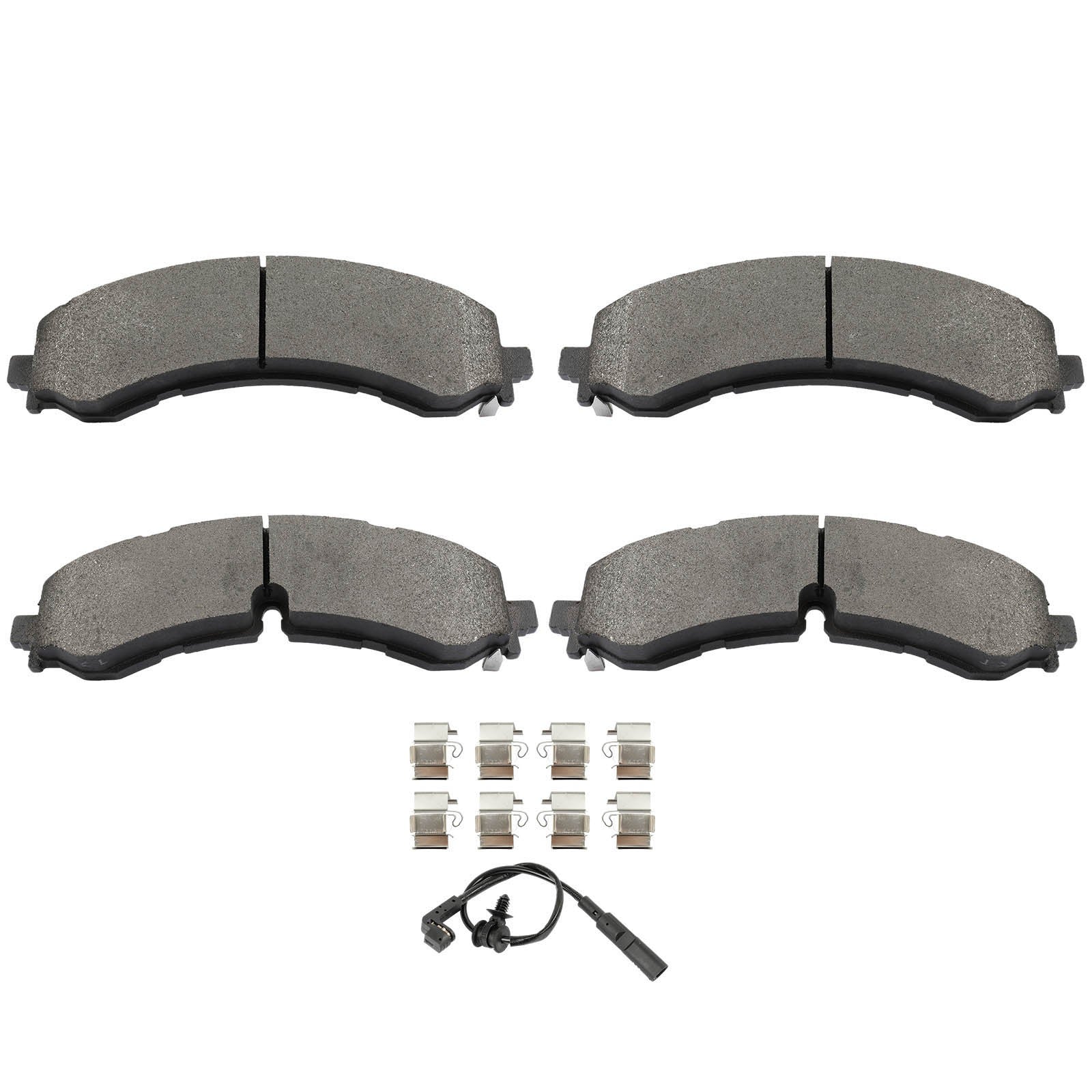 For 20-24 Chevy GMC Sierra Silverado 2500 3500 Front Semi-Metallic Brake Pads 6B93BC-57